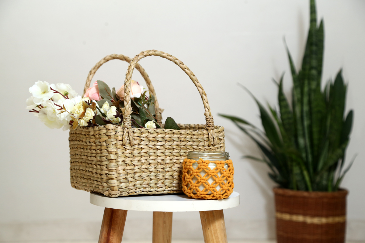 Jute Hamper Basket