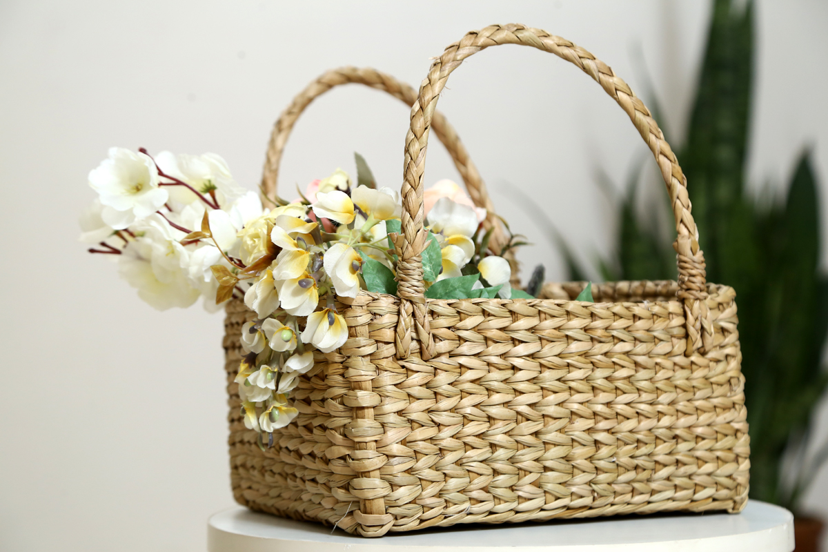 Seagrass Hamper Basket Design 2