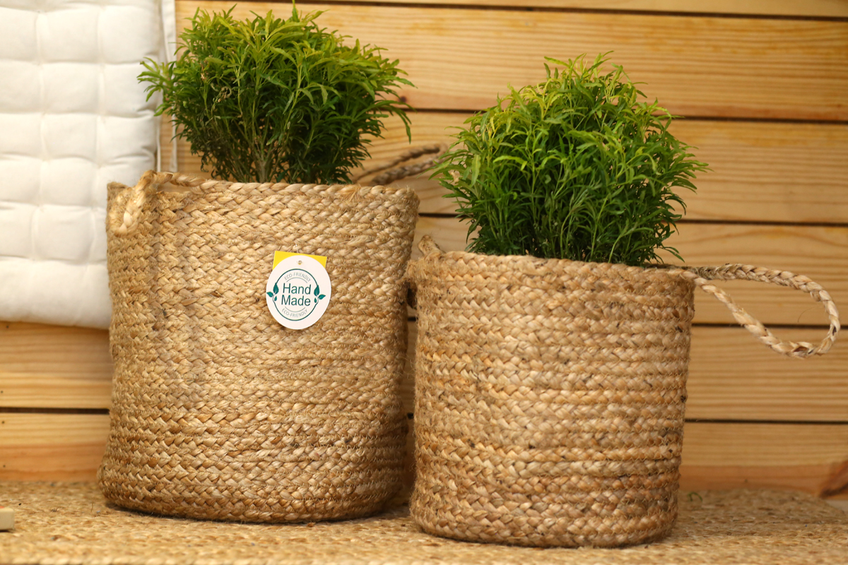 Beautiful Jute Planter Basket | Home Decorz Store