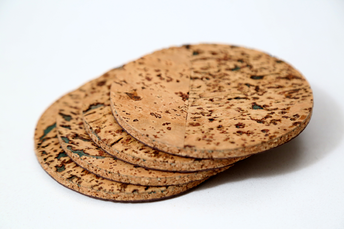 Elegant Cork Coasters | Home Decorz Store | Eco-Friendly Gifting