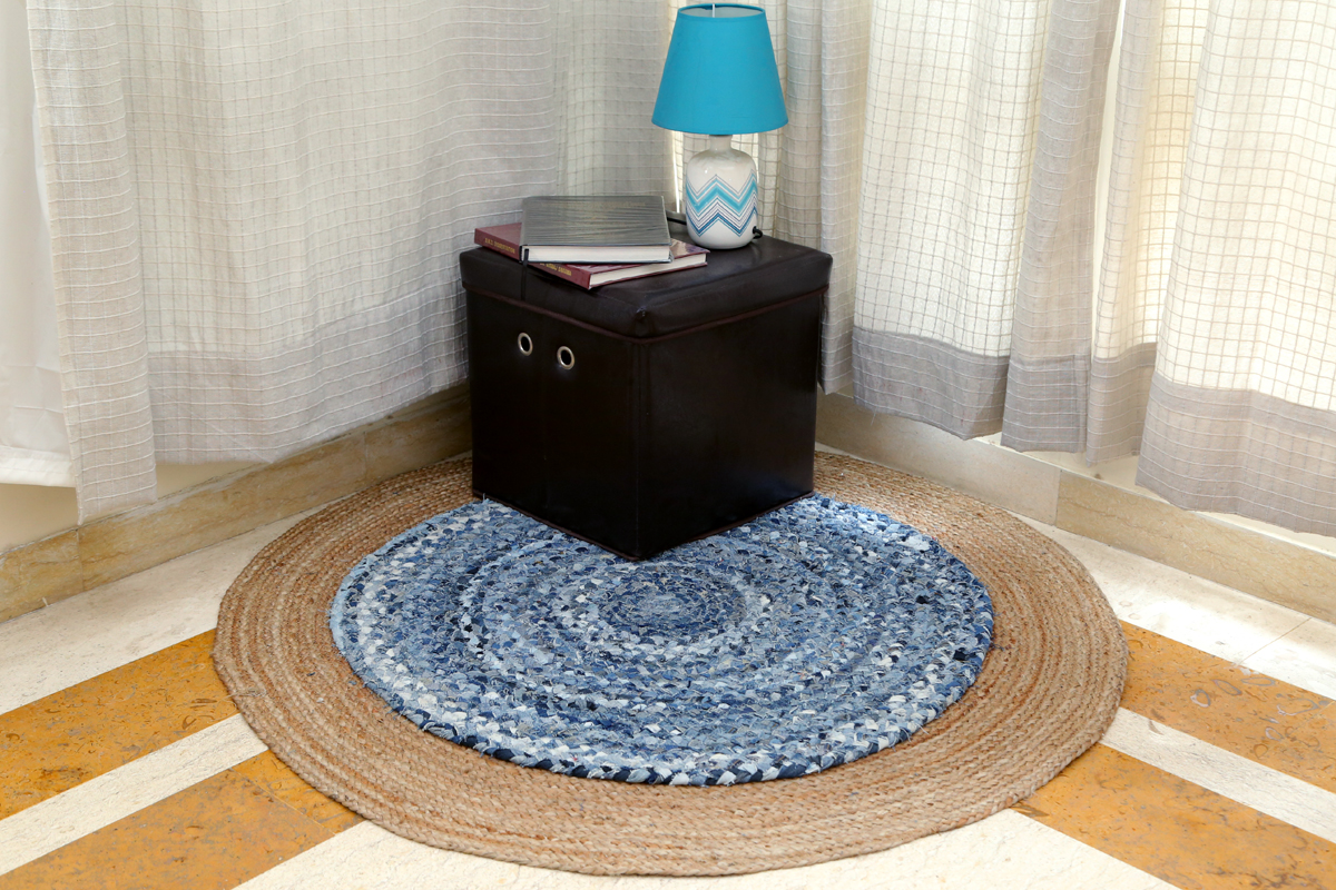 Denim Round Rug