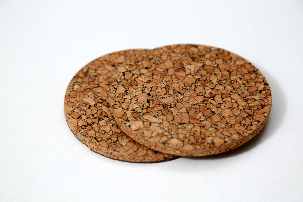 Buy Natural Cork Coaster Set - Cork Tableware - homedecorzstore