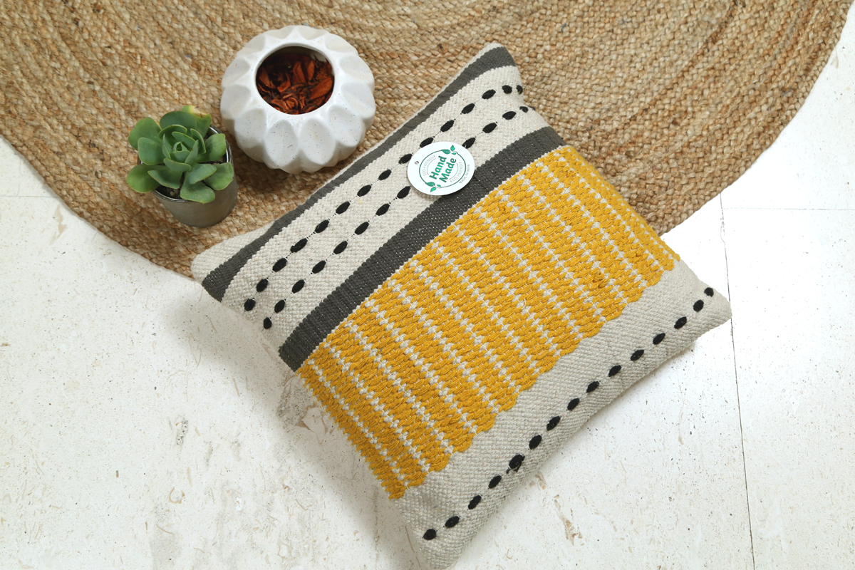 Elegant Handmade Cushion Cover