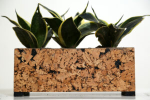 Set of 3 cork planter