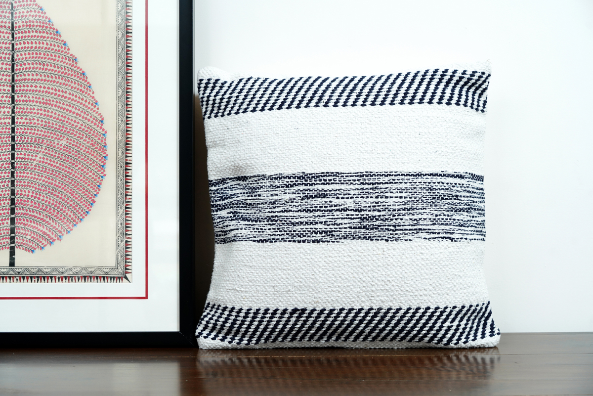 Striped Cushion Cover